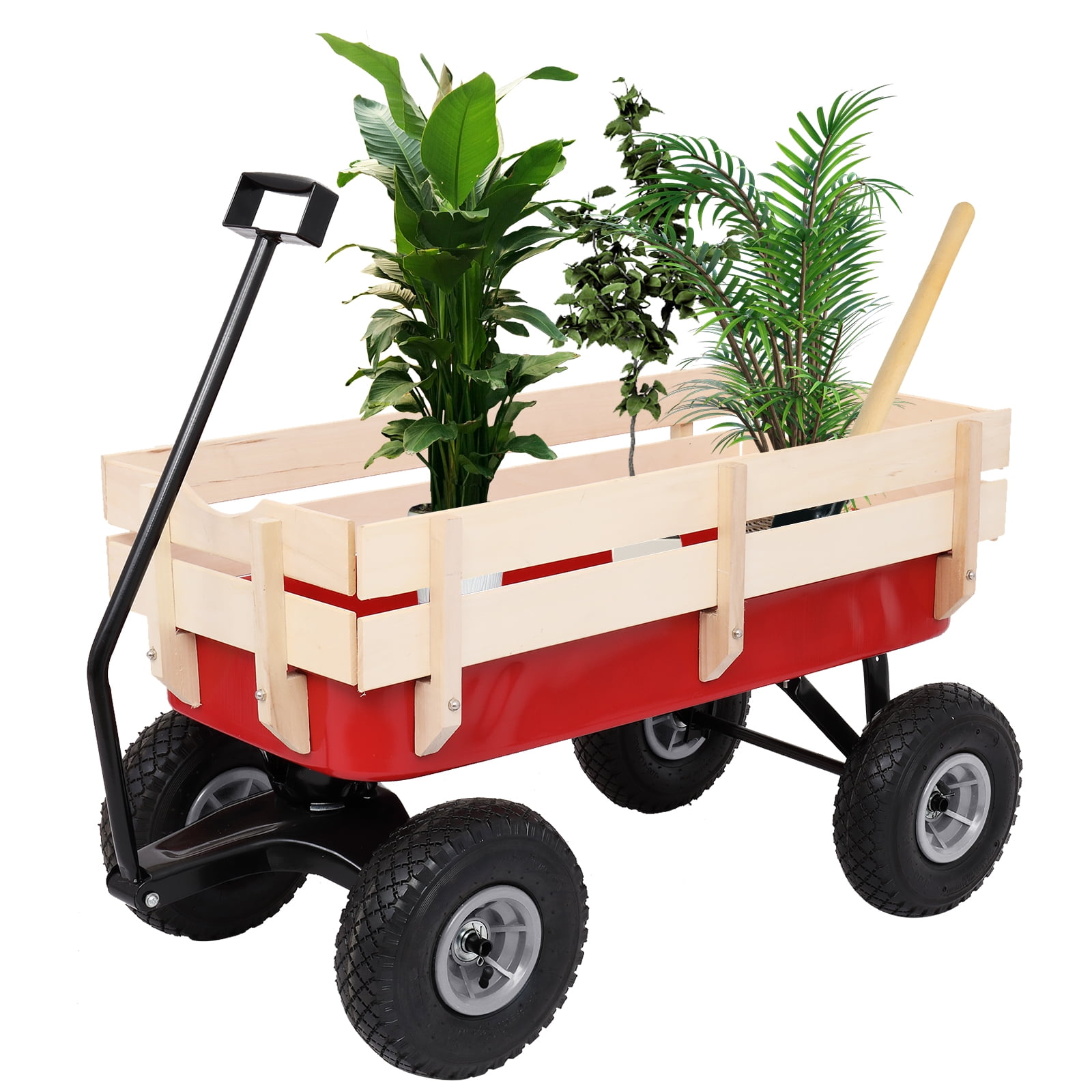 Buy HISTOYE Garden Cart Gorilla Cart Garden Dump Cart Garden Iron Wood