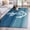 Blue, variant on 3'x5' Area Rugs, Nautical White Anchor Indoor Outdoor Area Rug for Living Room Bedroom, Blue Gradient Ocean Abstract Washable Bathroom Rugs Kitchen Floor Carpet Mats Home Decor Aesthetic