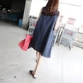 thumbnail image 5 of Women Loose Dress With Big Pocket Cotton Large Size Casual Female Dress Summer Solid Sleeveless O-Neck Dress, 5 of 5
