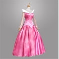 thumbnail image 4 of Película 2021 La Bella Durmiente Princesa Aurora Vestido de lujo para adultos Disfraz de Cosplay Halloween Navidad Mujer Conjunto de vestido con capa, 4 of 4