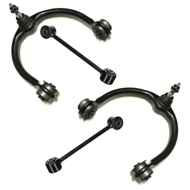 4 Pc Suspension Kit Sway Bars + Upper Control Arms with Ball Joints