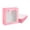 Pink, variant on PACKHOME 12pcs White Gift Bags with Window, 16x6x12 inches, Extra Large Gift Bags with Handles for Wedding Graduation Valentine's Day Mother Day Festivals Party Present,(Glossy White)