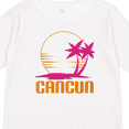 thumbnail image 4 of Inktastic Cancun Mexico Sunset Girls Long Sleeve Toddler T-Shirt, 4 of 5