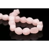 Faceted Oval - Shaped Rose Quartz Crystal Beads Semi Precious Gemstones Size: 18x16mm Crystal Energy Stone Healing Power for Jewelry Making