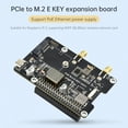 thumbnail image 2 of Raspberry Pi 5 PCIe to M.2 E Key Adapter Board Supports USB Bluetooth Connection, 2 of 15