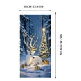 thumbnail image 3 of Lilixerw Christmas Door Curtain,73x35Inch Xmas Home Door Cover Decor with Xmas Bell Tree Print Pattern for Holiday Home Decorations,Waterproof Party Backdrop, 3 of 6