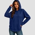 thumbnail image 5 of Aezemi Womens Jacquard Hoodie Sweatshirts Pullover Loose Fit Split Hem Fashion Comfy Sweatshirts Winter Fall Baggy Comfy Daily Casual Outerwear XL, 5 of 6