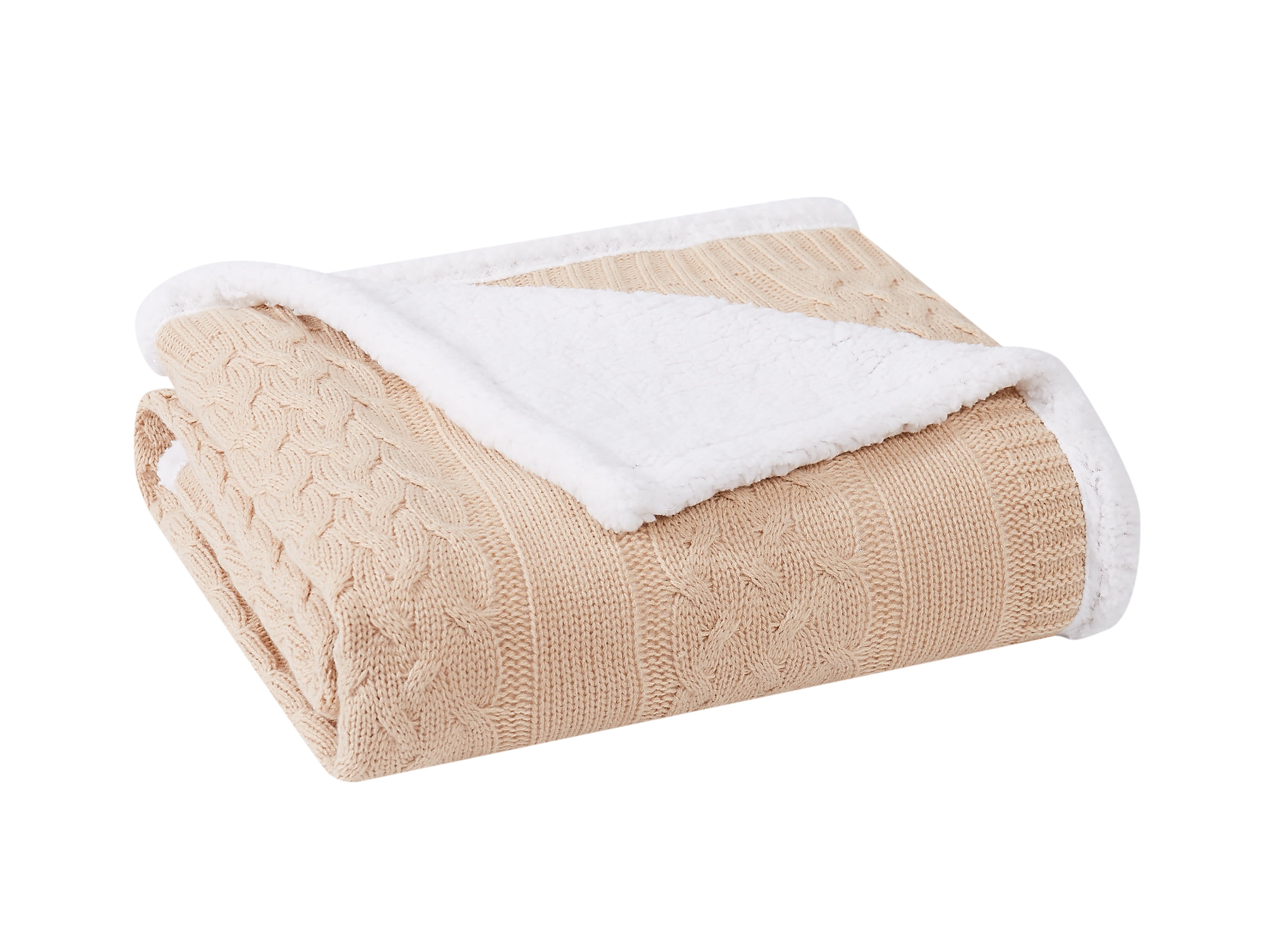 Atri Sweater/Sherpa Throw Tan