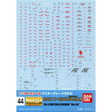 gundam to how decals apply Gundam 44 Decal Unicorn Ver RX Gundam Hobby Bandai 0 GD gundam to how decals apply Gundam 44 Decal Unicorn Ver RX Gundam Hobby Bandai 0 GD