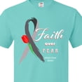 thumbnail image 4 of Inktastic Faith over Fear Parkinson's Awareness with Red Tulip T-Shirt, 4 of 5