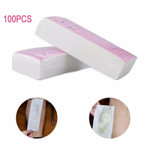 Cara Lady 100pcs Nonwoven Thick Body Hair Removal Depilatory Wax