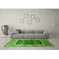 thumbnail image 3 of Ahgly Company Indoor Rectangle Oriental Green Industrial Area Rugs, 5' x 7', 3 of 4