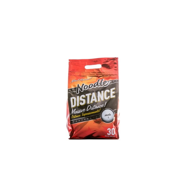 Noodle Distance Golf Balls, 30 Pack
