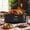Black, variant on Roaster Oven with Self-Basting Lid, 20qt Electric Roaster with Removable Pan & Rack, Turkey Roaster Oven with Defrost & Warm Function, Stainless Steel, Blue