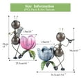 thumbnail image 3 of Sungmor Metal Home Garden Planters Outdoor 15" Ant Statues Decorative Flower Pots 2PCS, 3 of 8