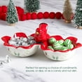thumbnail image 3 of Pfaltzgraff Winterberry 2 Section Serving Bowl, 3 of 10