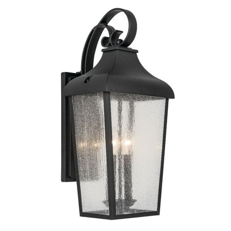 

Kichler 49737 Forestdale 2 Light 22 Tall Outdoor Wall Sconce - Black