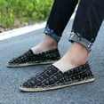 thumbnail image 2 of Men's Breathable Solid Color Korean Version Trendy Casual Comfortable Lightweight Linen Sole Sneakers Mens Shoes, 2 of 8