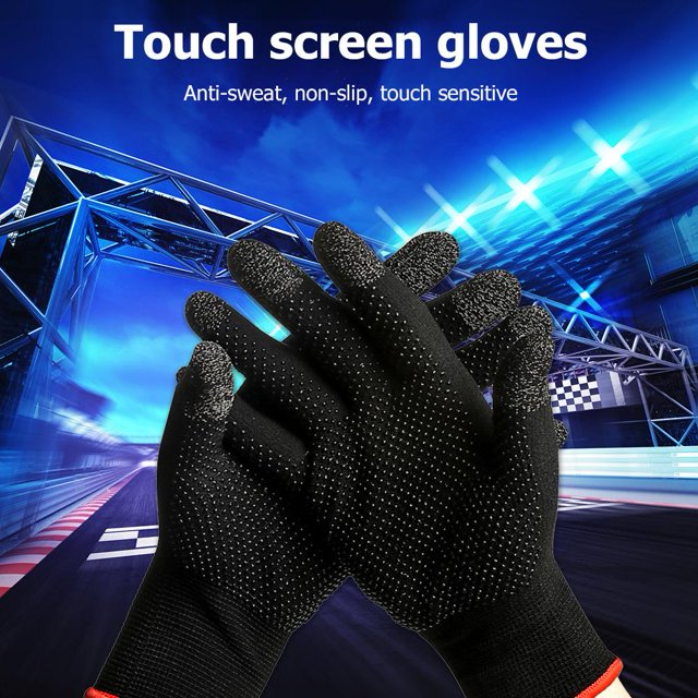 Guantes antideslizantes tejidos para pantalla táctil Guantes térmicos transpirables a prueba de sudor Sywqhk Para estrenar