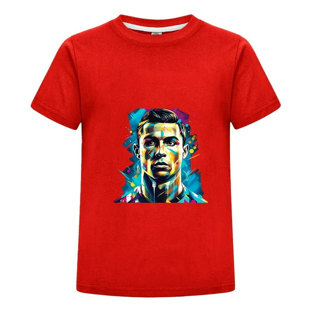 Camiseta Niño Fan Cristiano Ronaldo | Ropa Casual para Verano