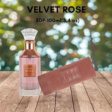 Lattafa Velvet Rose Eau de Parfum, 3.4 oz