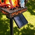 thumbnail image 6 of Dragon Legacy Ember & Ice Edition Solar Garden Light, Dual Dragon Luminous Outdoor Statue, Gothic Medieval Halloween Patio Decor, Special Gift for Dragon Lovers, 6 of 9