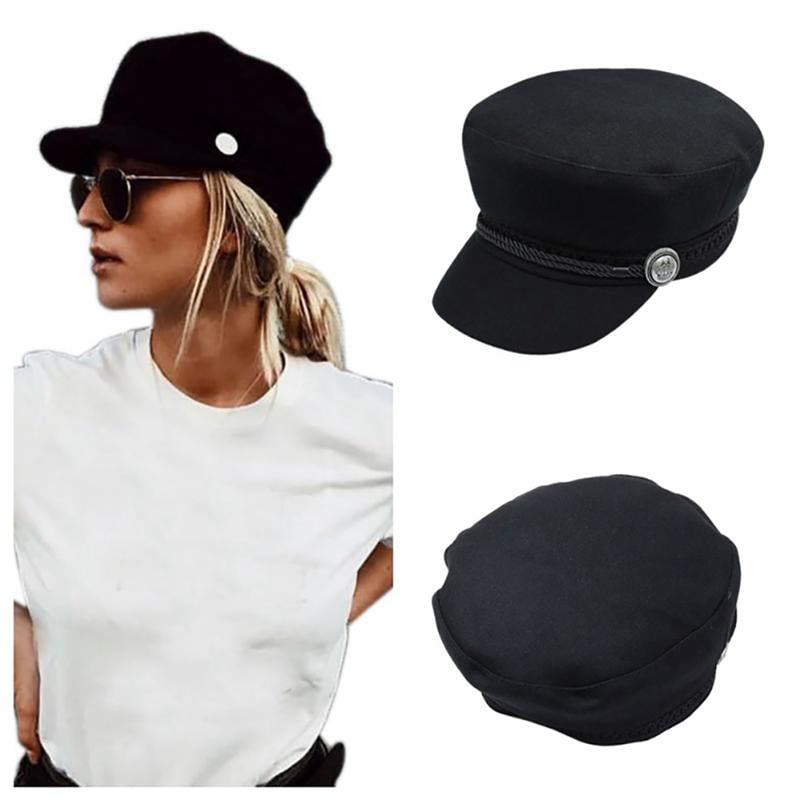 Cotton Octagonal Hats for Men Women Berets Newsboy Caps