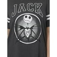 thumbnail image 3 of Womens Plus Size Jack Skellington T-Shirt Nightmare Before Christmas Disney Gray, 3 of 8