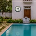 thumbnail image 6 of OCEST 16 Inch Large Outdoor Clock, Waterproof Retro Quartz Silent Clock with Thermometer& Hygrometer, Battery Operated Decor Clock for Patio, Pool, Fence, Porch, Garden, 6 of 7