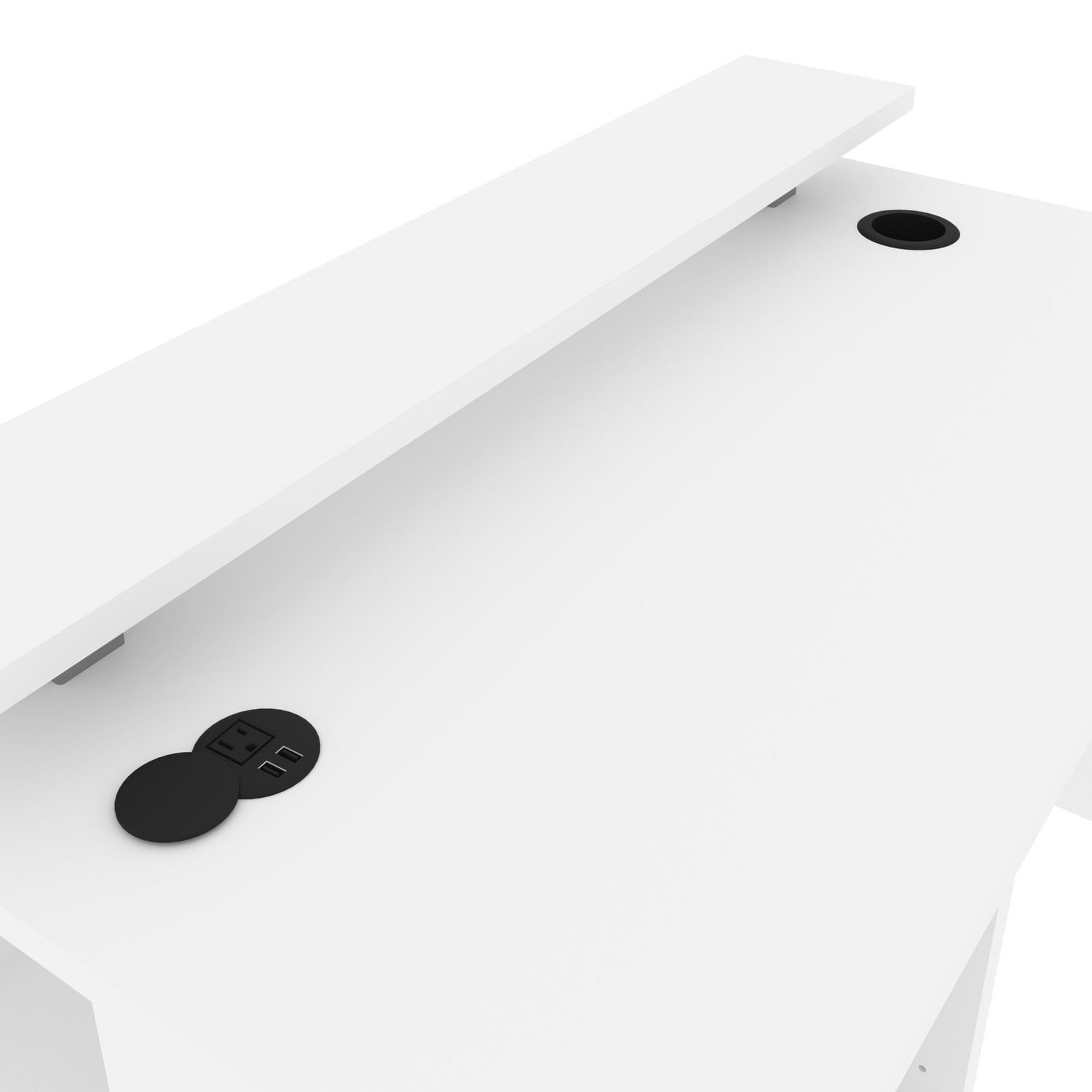 Bestar Electra Bureau de jeu 48L - Blanc