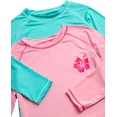 thumbnail image 3 of Real Love Girls' Rash Guard - 2-Pack Quick Dry Long Sleeve Swim Shirts for Girls (Sizes: 2T-16), 3 of 7