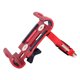 thumbnail image 1 of Eigraketly Abrazadera para manillar de bicicleta de carretera, soporte para teléfono inteligente, soporte de aleación de aluminio para Ciclismo Rojo No giratorio, 1 of 6