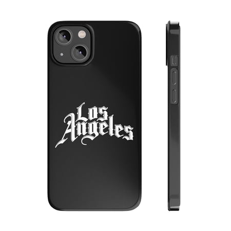 iPhone Slim Case Los Angeles City Edition Olde Classic Font Clippers - iPhone 14
