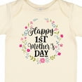 thumbnail image 4 of Inktastic Happy 1st Mothers Day Girls Girls Baby Bodysuit, 4 of 5