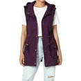 thumbnail image 1 of TheMogan Women's PLUS Drawstring Loose Fit Utility Vest Sleeveless Military Jacket, 1 of 7