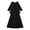 Black, variant on Mother of The Bride Dresses 3 PCS 3/4 Sleeves Lace Appliques Chiffon Grandma of The Groom Maxi Dress with Jackets