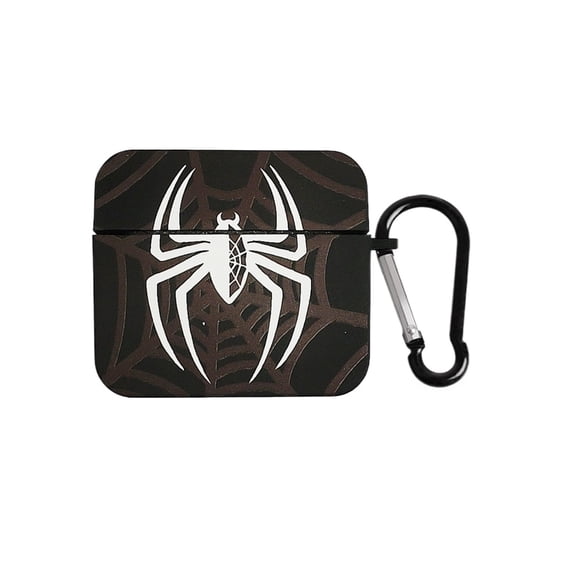 Big Spider Cartoon Square Case for AirPods, Creative Shockproof Cover forApple Wireless Earbuds