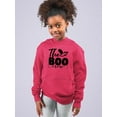 thumbnail image 2 of Halloween Boo Crew Hoodie Juniors -Image by Shutterstock,  Medium, 2 of 4