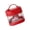 Red, variant on Miniature Makeup Storage Cotton Doll Theme PVC Waterproof Compact Travel Bags