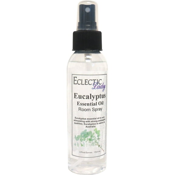 Eucalyptus Room Spray by Eclectic Lady (Double Strength), 2 Ounces, Fragrant Aromatic Room Mist For Home, Room, Office, Made with Essential Oils