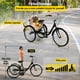 thumbnail image 3 of Triciclo para Adultos de 7 Velocidad y 3 Ruedas Bicicleta de Bicicleta NegroTriciclo de 20 '' con Canasta Grande para Montar, 3 of 9