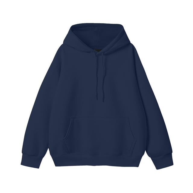pstuiky camisas de manga larga para hombre, Blusa informal con capucha y manga larga para hombre, color liso, con bolsillo top de hombre xxl