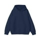 thumbnail image 1 of pstuiky camisas de manga larga para hombre, Blusa informal con capucha y manga larga para hombre, color liso, con bolsillo top de hombre xxl, 1 of 2