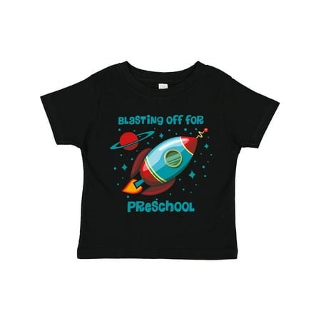 

Inktastic Blast off for Preschool Gift Toddler Boy or Toddler Girl T-Shirt