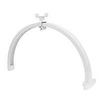 22 Inch Half Moon Nail Desk Lamp 20W Touch Control Foldable Manicure Tattoo Beauty Light 3200‑5600K CRI >90 with Phone Clip 100‑240V