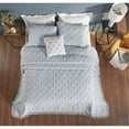 thumbnail image 2 of Better Trends BSCH4PKIBL Ensemble Couvre-Lit King Collection Charleston en Bleu, 2 of 3