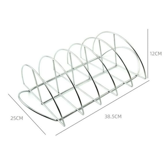 Barbecue Rib Rack for Smokers,for Large Green Eggs and Smoker or Larger Barbecue Rack,for Charcoal Barbecue