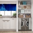 thumbnail image 5 of LALILO Kitchen Curtain Valance Xmas Greeting Rod Pocket Window Curtain 52"x 18" Set of 2, 5 of 6