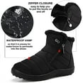 thumbnail image 3 of Ablanczoom Women Snow Boots Winter Slip On Mid Calf Boots for Women Waterproof Comfortable Outdoor Shoes, 3 of 7