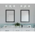 thumbnail image 2 of Glide Collection Three-Light Brushed Nickel Etched Opal Glass Coastal Bath Vanity Light, 2 of 4